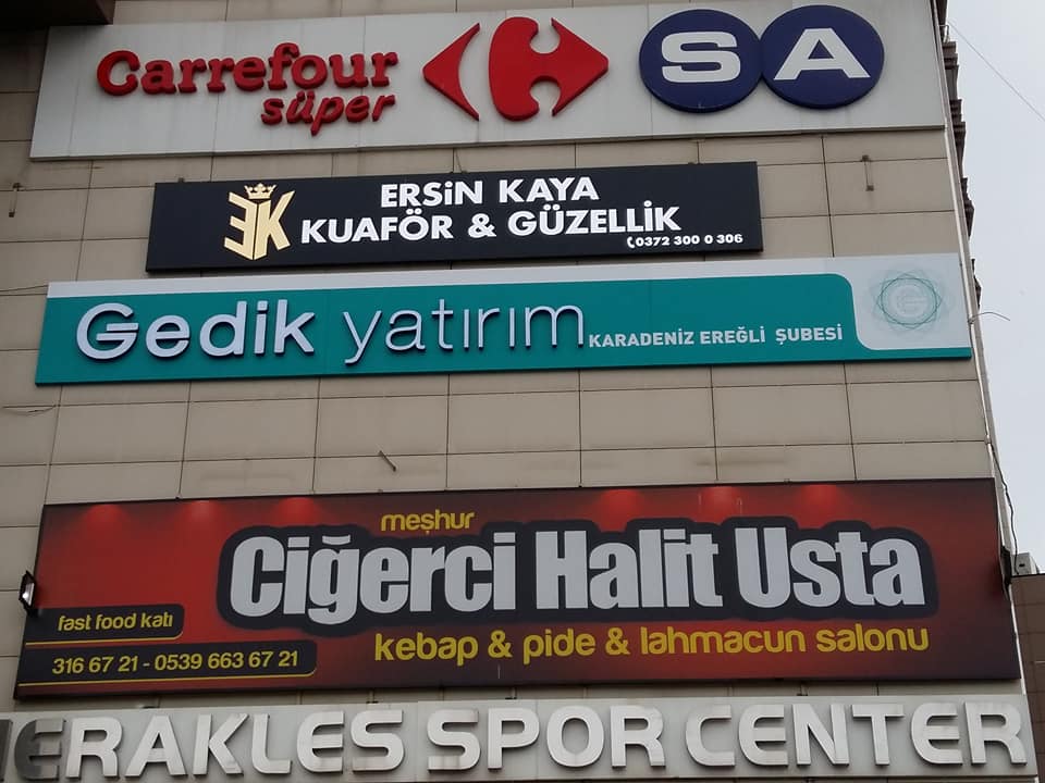 Işıklı Kutu Harf Tabela